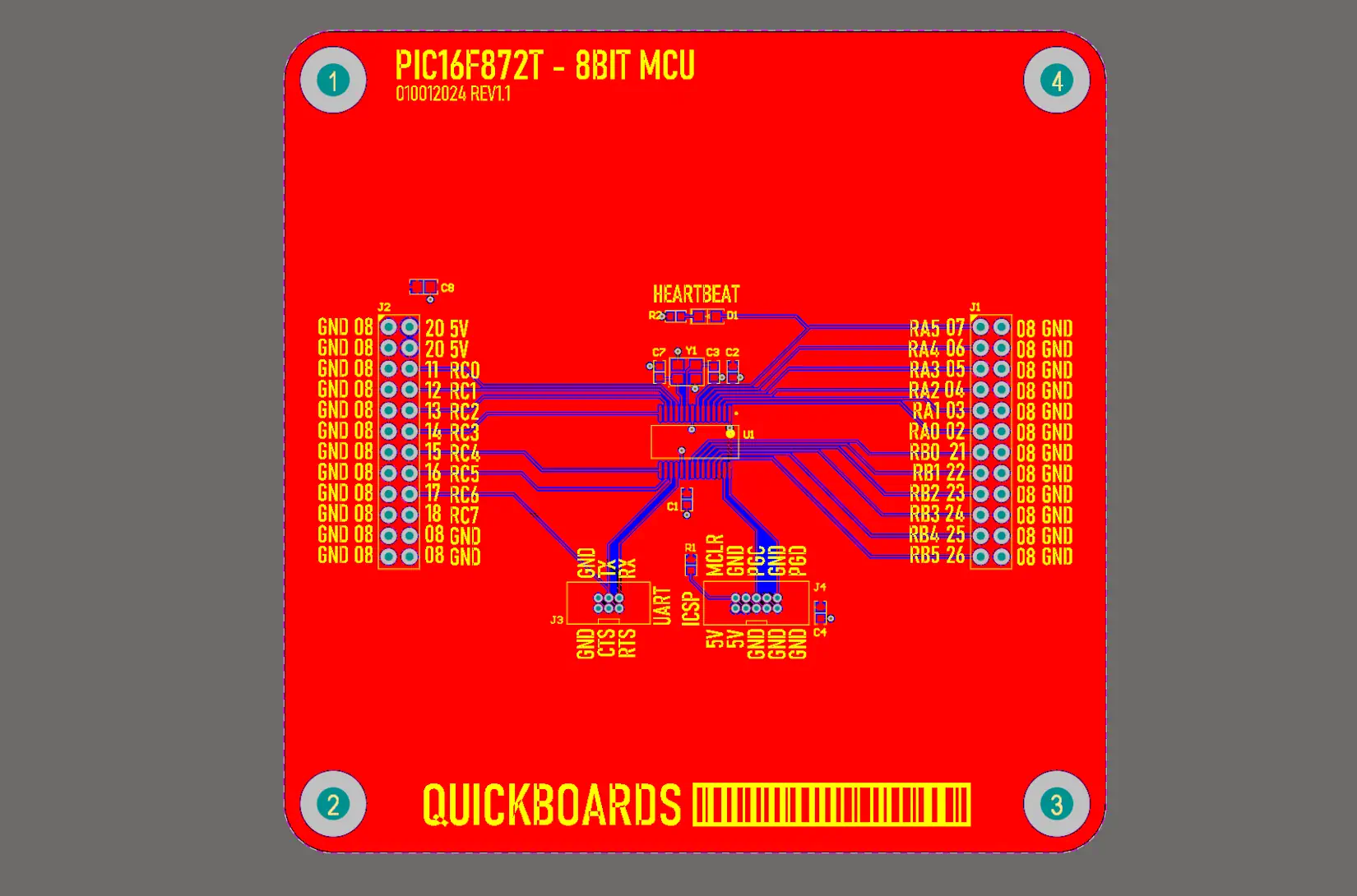 SB010012024 - PIC16F872T-I/SS SCHEMATIC BLOCK - Image 2
