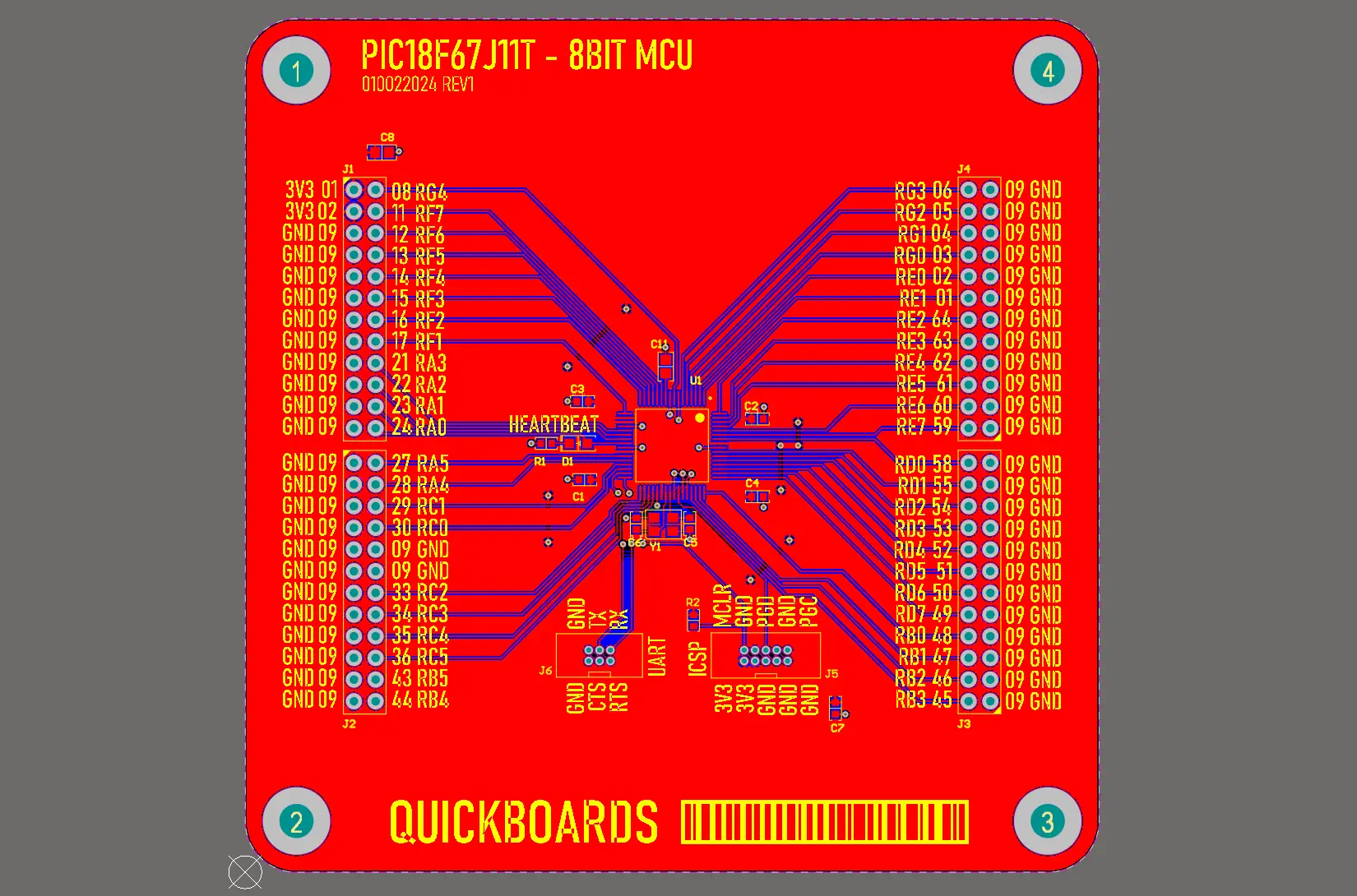 SB010022024 - PIC18F67J11T-I/PT SCHEMATIC BLOCK - Image 3