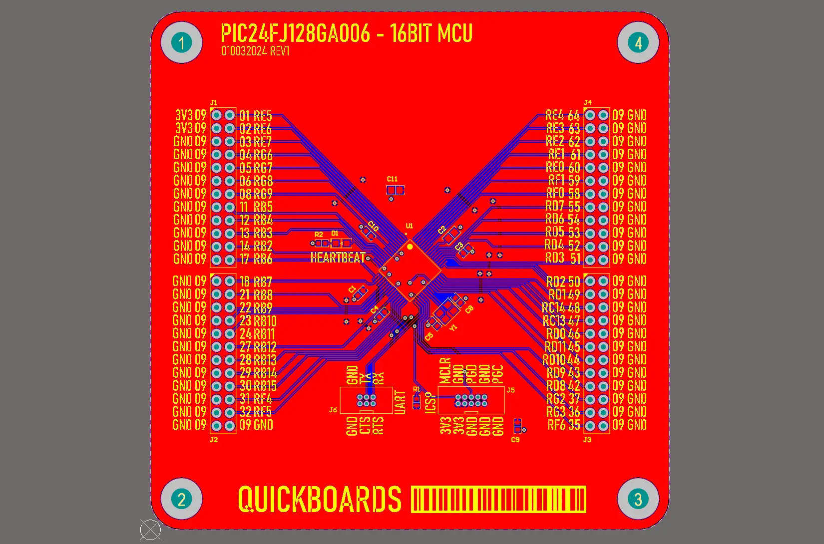 SB010032024 - PIC24FJ128GA006-I/PT SCHEMATIC BLOCK - Image 3