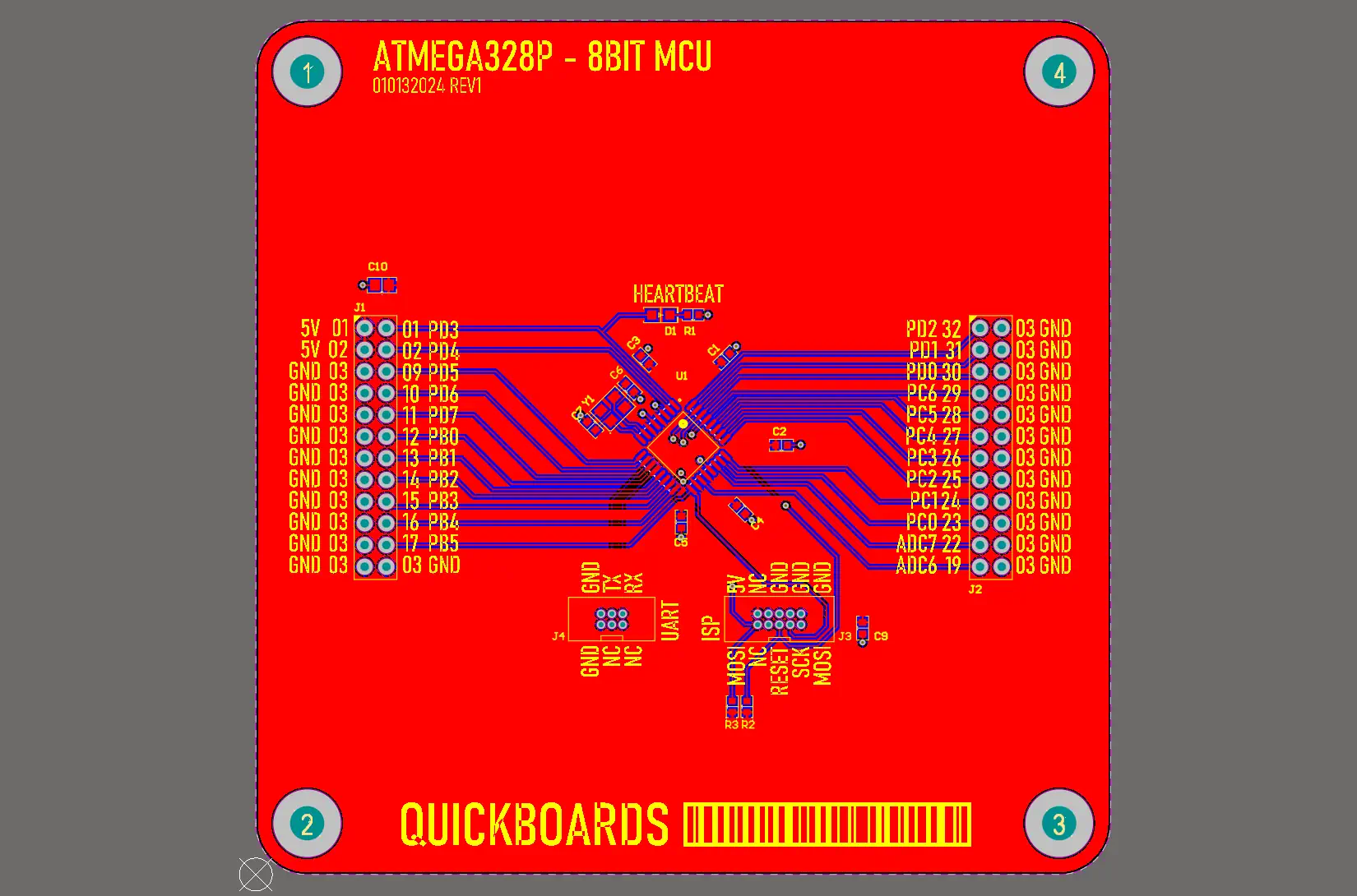 SB010132024 - ATMEGA328P-AUR SCHEMATIC BLOCK - Image 3