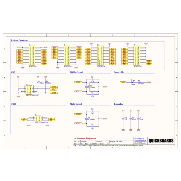 SB010162024 - ATSAME51 SCHEMATIC BLOCK - Image 2