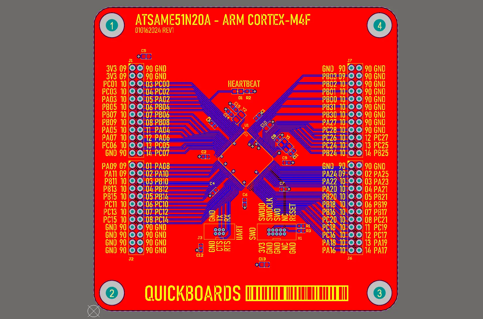 SB010162024 - ATSAME51N20A-AU SCHEMATIC BLOCK - Image 3
