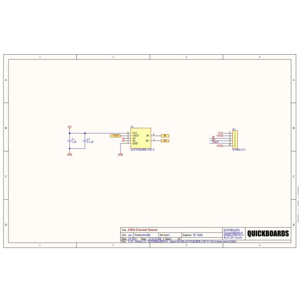 SB040082024 - 150A CURR SENSOR SCHEMATIC BLOCK