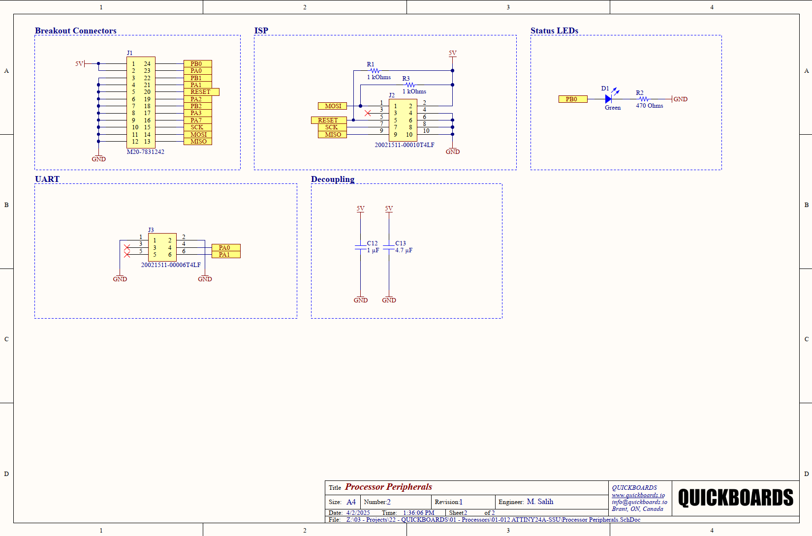 SB010132024 - ATMEGA328P-AUR SCHEMATIC BLOCK - Image 2