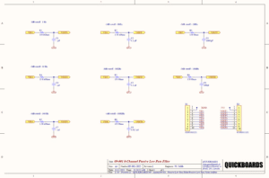 SB090012025 - PASSIVE LOW PASS FILTER SCHEMATIC BLOCK