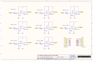 SB090072025 - ACTIVE LOW PASS FILTER SCHEMATIC BLOCK
