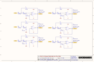 SB090122025 - SALLEN KEY LOW PASS FILTER SCHEMATIC BLOCK