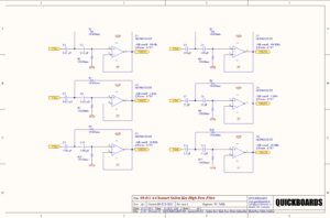 SB090132025 - SALLEN KEY HIGH PASS FILTER SCHEMATIC BLOCK
