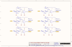 SB090162025 - MULTIPLE FEEDBACK LOW PASS FILTER SCHEMATIC BLOCK
