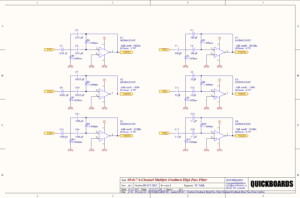 SB090172025 - MULTIPLE FEEDBACK HIGH PASS FILTER SCHEMATIC BLOCK